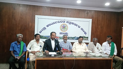 Union of Progressive Organizations press conference mandya