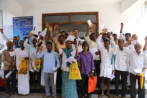 farmers protest