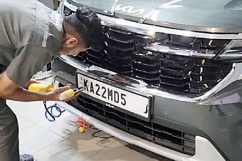number plate