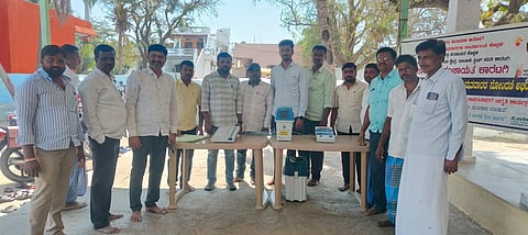 voting awaerness program in boodagumpa village karatagi taluk