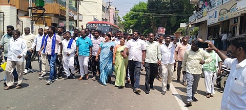ದಲಿತರ ಮೇಲಿನ ದೌರ್ಜನ್ಯ ತಡೆಗಟ್ಟುವಲ್ಲಿ ವಿಫಲ: ಮುಖಂಡರಿಂದ ಪ್ರತಿಭಟನೆ