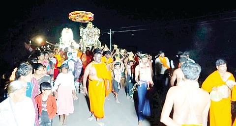 ಶ್ರೀ ಶನೈಶ್ವರ ಸ್ವಾಮಿಯ ಪಲ್ಲಕ್ಕಿ ಉತ್ಸವ ಸಂಪನ್ನ