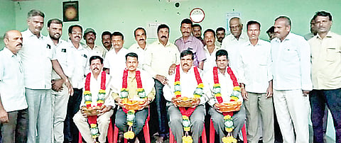 ಸಮುದಾಯದ ಪ್ರಮುಖರಿಗೆ ಸನ್ಮಾನ