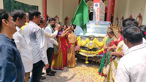 ಮಾ.23ರಿಂದ 22ನೇ ಜಿಲ್ಲಾ ಕನ್ನಡ ಸಾಹಿತ್ಯ ಸಮ್ಮೇಳನ:ಪ್ರಚಾರ ರಥಕ್ಕೆ ಚಾಲನೆ