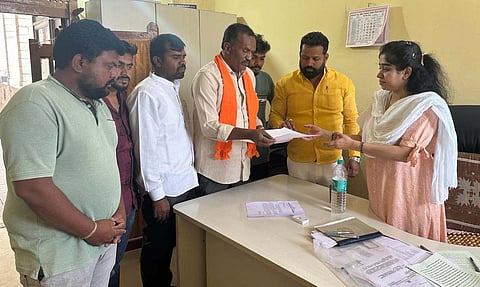 BJP complaint against Congress Mandya
