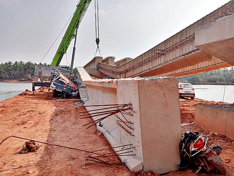 Bridge collapsed
