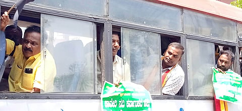 Cauvery protest mandya