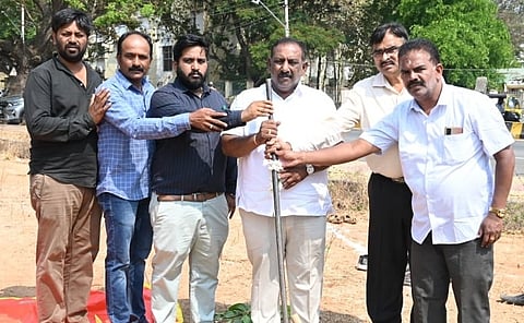 Construction of overhead tank started in Mysore