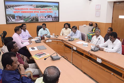 District level committee meeting Mandya