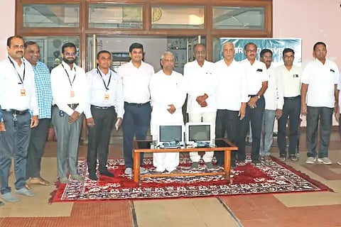 Donation of Monitor Machine to Kumareshwar Hospital