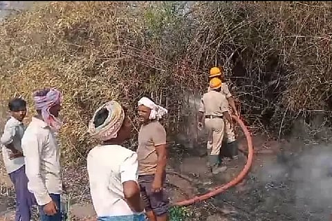 Garasangi Halla, Short Circuit, Fire, Kolhara,