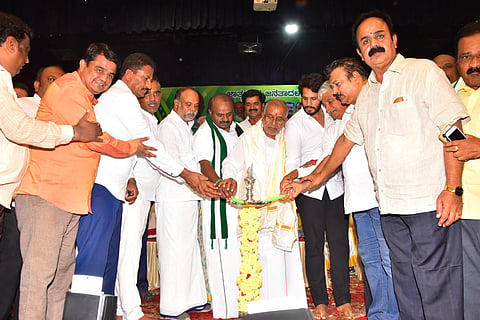 JDS workers meeting Former CM HDK speech Mandya