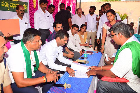 Janata Darshan Keelara village mandya