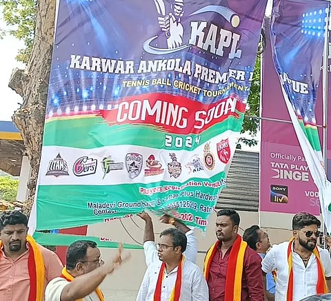 Kannada-Name-plate-strike.