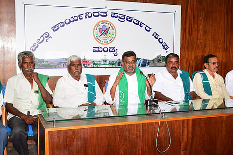 Lok Sabha election Raitha Sanga campaign against JDS and BJP Mandya
