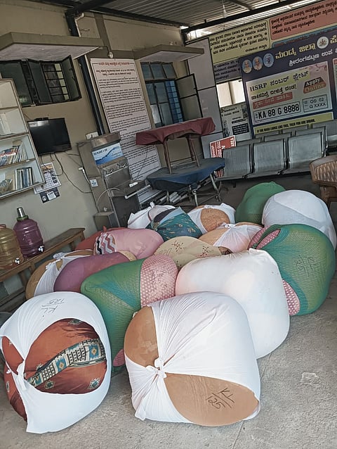 Lok Sabha election Undocumented saree seized Mandya‌