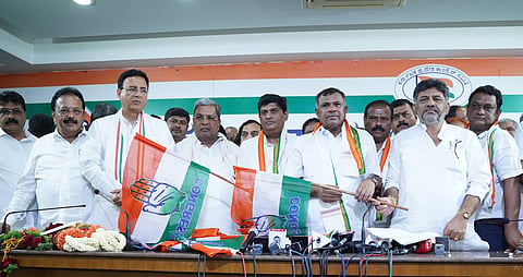 Many leaders joined the Congress mandya