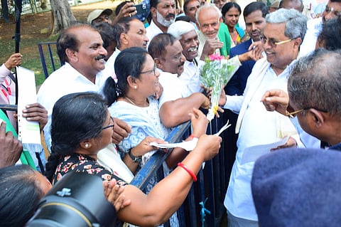 Petition submitted to CM by CITU mandya