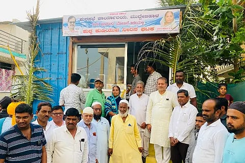 Purified water, MLA C.S. Nad Gowda, Muddebihala, Inauguration of water plant,