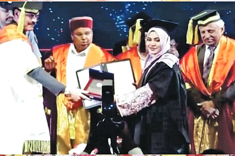Sumaiya Mulla awarded gold medal