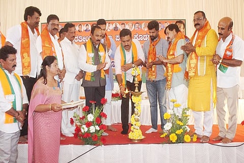 Vijayendra encouraged the activists in Madikeri