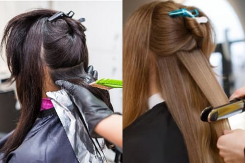 hair straightening
