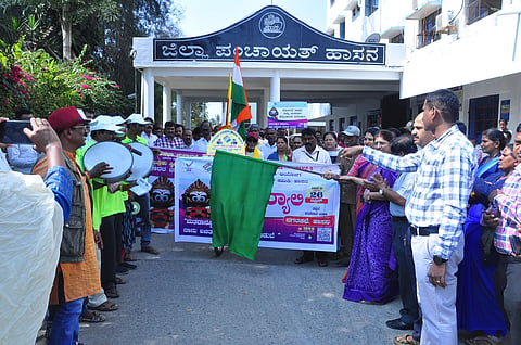 ಮತದಾನ ಜಾಗೃತಿ ಬೈಕ್ ರ್ಯಾಲಿಗೆ ಜಾಥಕ್ಕೆ ಡಿಸಿ ಚಾಲನೆ