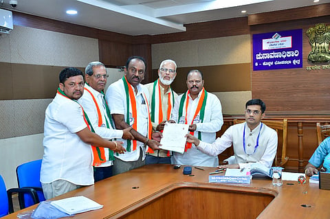 nomination filling in koppal LS constituency congess bjp
