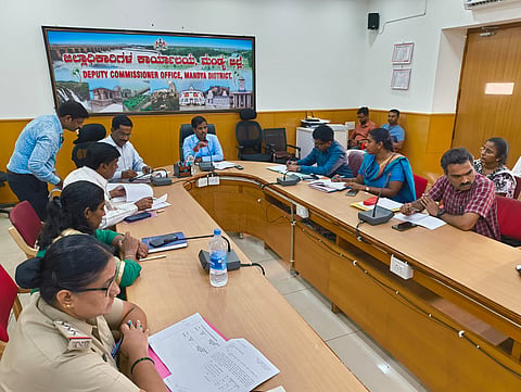 DC meeting on postal voting Mandya