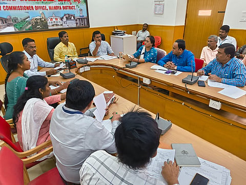 District Disaster Management Authority Emergency meeting mandya