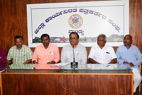 KPCC spokesperson Satyananda press conference mandya