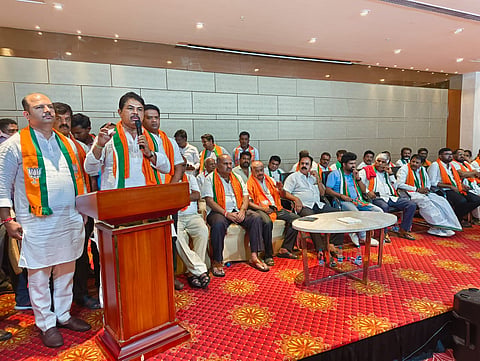 Opposition leader Ashok criticizes Congress mandya