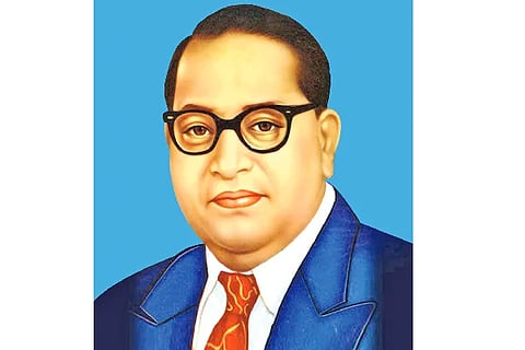 Simple celebration of Dr. Ambedkar Jayanti