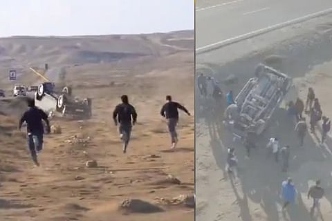 film shooting car accident