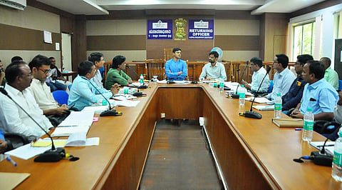 DC Meeting koppal Naleen athul agriculture department