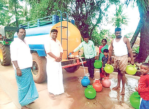 ಹೊಸಹೆಗ್ಗುಡಿಲು ಗ್ರಾಮದಲ್ಲಿ ನೀರಿನ ಸಮಸ್ಯೆ