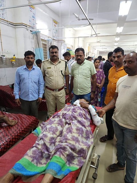 ಕಾರ್ಮಿಕ ಮಹಿಳೆ ಮೇಲೆ ಕಾಡಾನೆ ದಾಳಿಕಾಡಾನೆ ದಾಳಿ