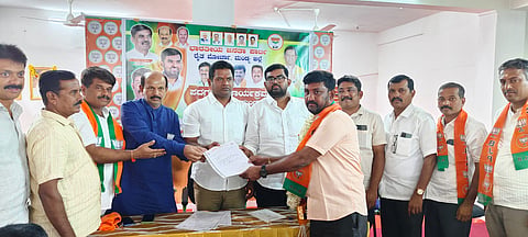 BJP Raita Morcha meeting Mandya