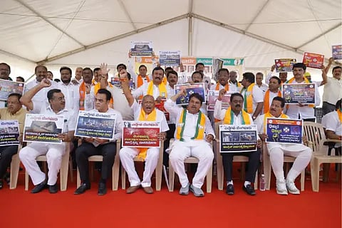BJP protest