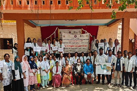 BLDE NSS CAMP IN TORAVI