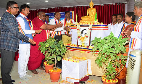 Buddha Purnima in Karnataka Sangha mandya