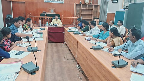 DC meeting regarding drinking water mandya