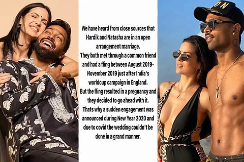 Hardik Pandya, Natasa Stankovic