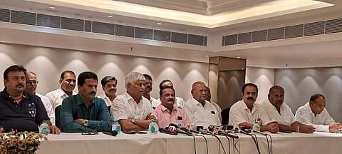 JDS leaders press conference Mandya