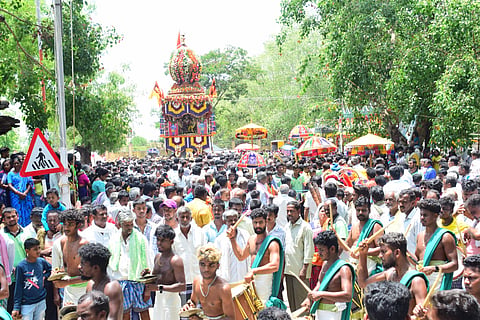 Narasimhaswamy-Rathotsava-in-Satanur-Village-mandya.