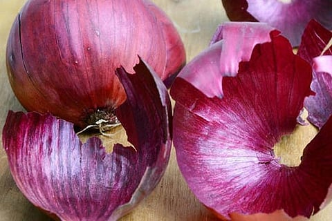 Onion peels