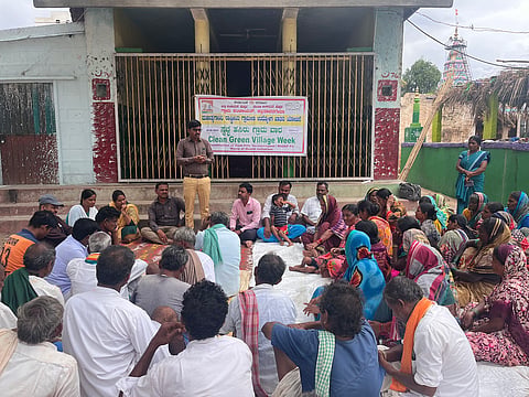 mnrega works awareness program in koppal by tp officials