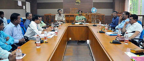 adc meeting in koppal about bakrid festival peace meet