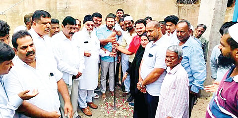 ಶಾದಿ ಮಹಲ್ ನಿರ್ಮಾಣ ಕಾಮಗಾರಿಗೆ ಚಾಲನೆ