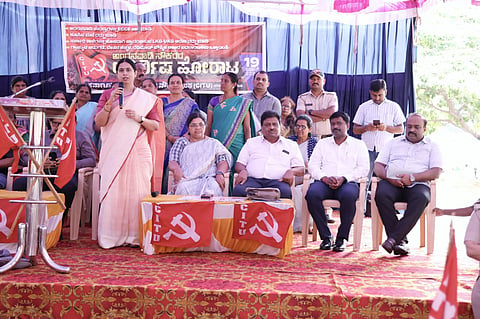 Anganawadi protest